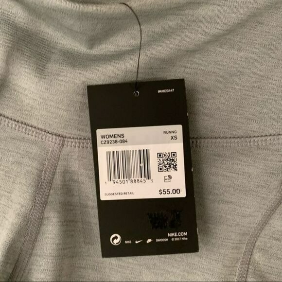 Nike women’s running Capri leggings with mesh and pockets in gray - XS - Picture 2 of 11